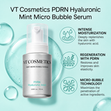 Увлажняющая пузырьковая сыворотка VT Cosmetics Mint Micro Bubble Serum PDRN Hyaluronic Acid