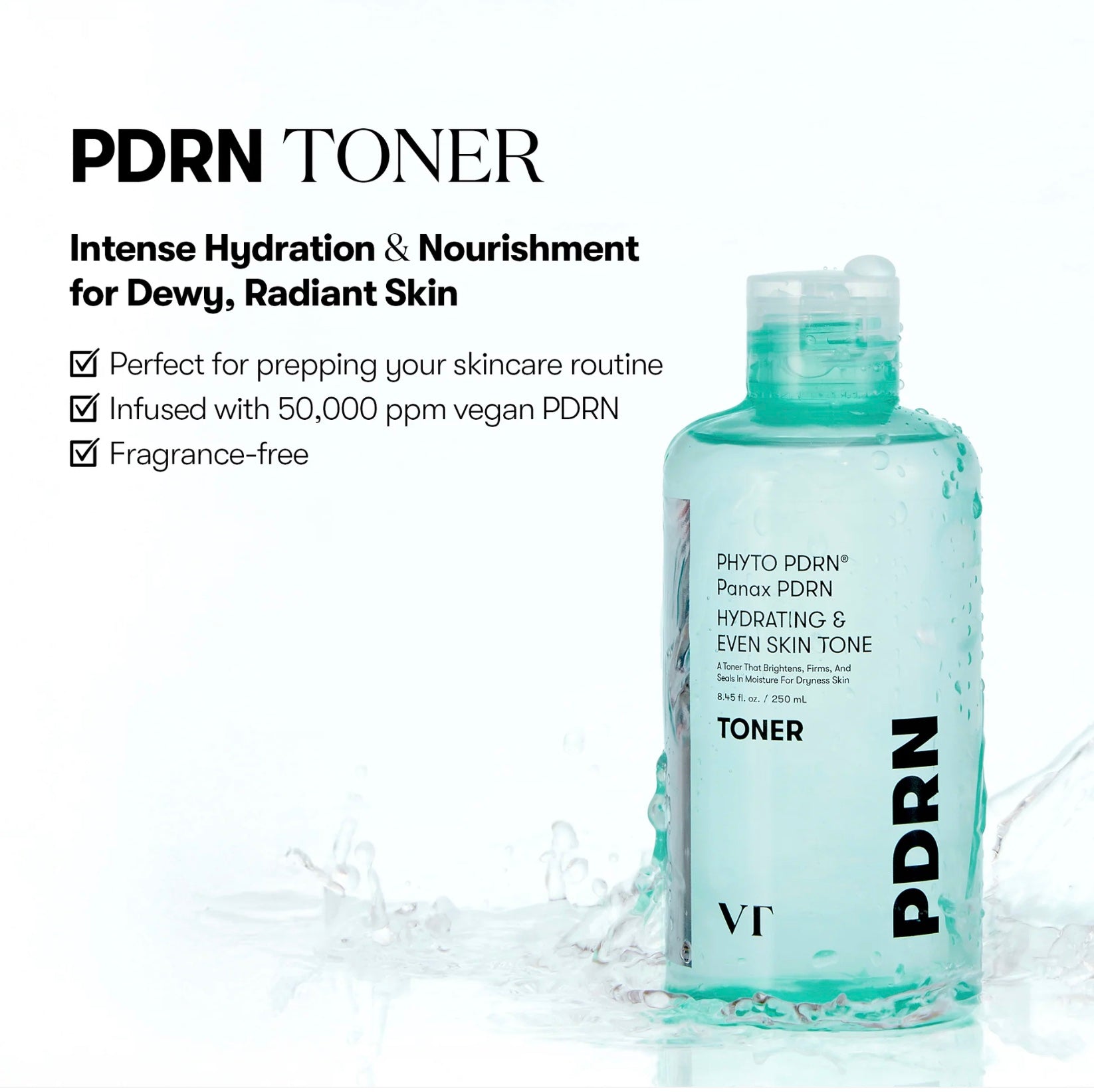 Увлажняющий тонер для лица с ПДРН VT Cosmetics PDRN Toner