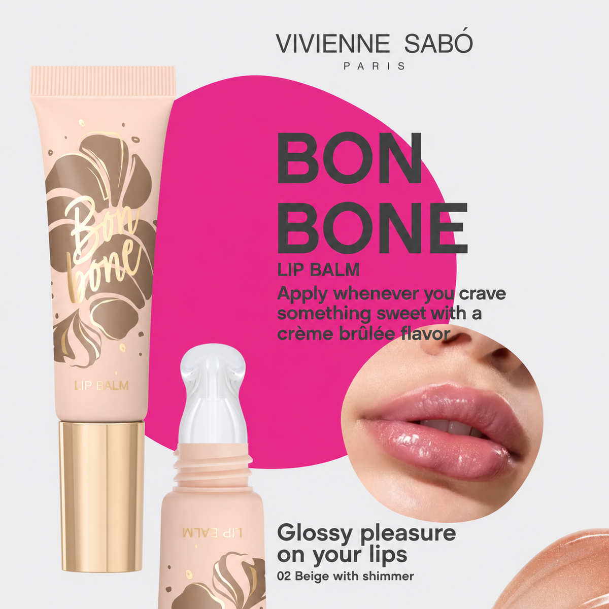 Бальзам для губ с пептидами Vivienne Sabo Lip Balm Bonbone Peptide