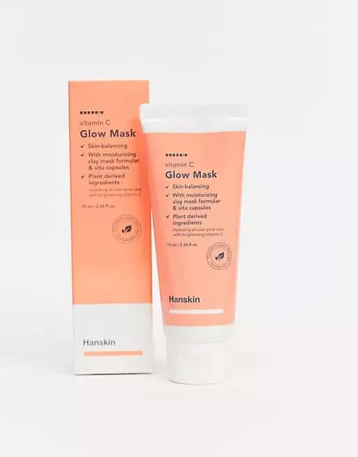 Mirdzoša maska ar C vitamīnu HANSKIN Vitamin C Glow Mask