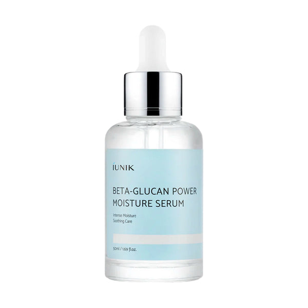 Drėkinamasis serumas su 98% beta gliukanu iUnik Beta Glucan Power Moisture Serum