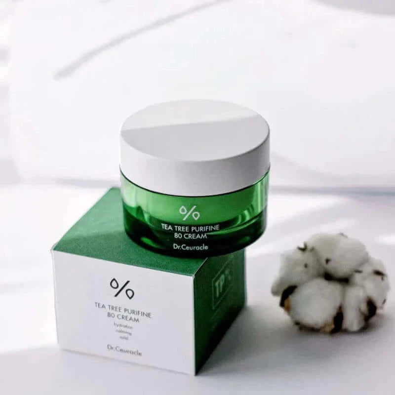 Krēms problemātiskai ādai ar 80% tējas koku Dr.Ceuracle Tea Tree Purifine 80 Cream