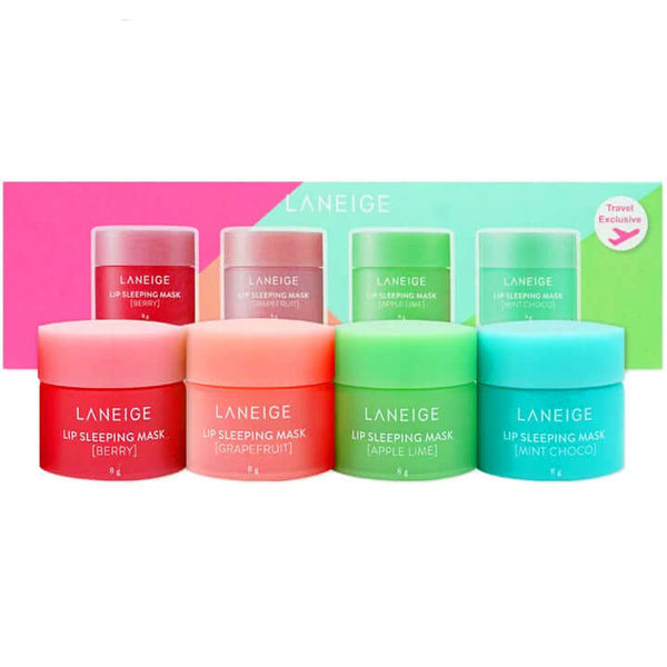 LANEIGE mini komplekts lūpu ādai Lip Sleeping Mask Mini Kit 4x8gr.