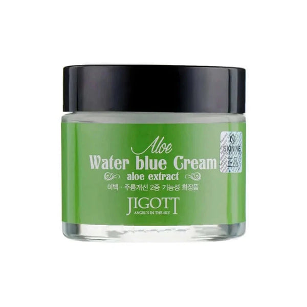 Mitrinošs krēms sejai ar alvejas ekstraktu Jigott Aloe Water Blue Cream