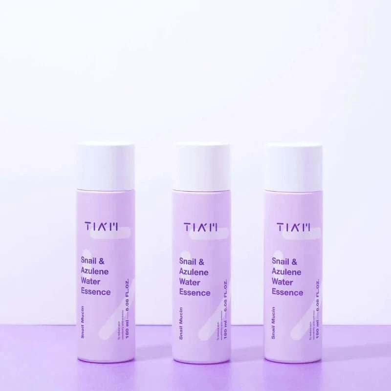 Hipoalerģiska esence TIAM Snail & Azulene Water Essence