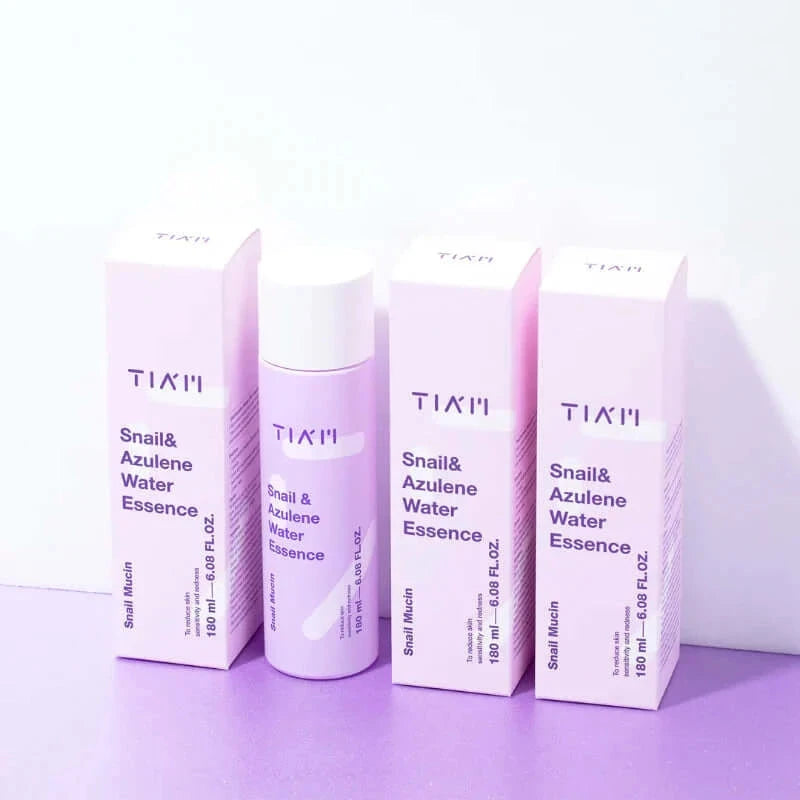 Hipoalerģiska esence TIAM Snail & Azulene Water Essence