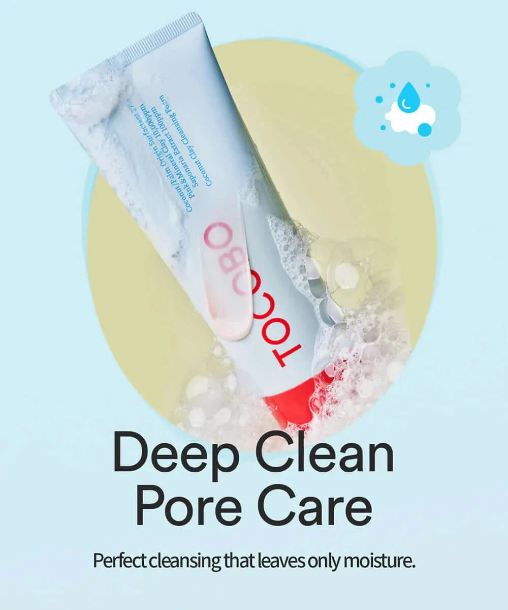Attīrošas putiņas ar māliem Tocobo Coconut Clay Cleansing Foam