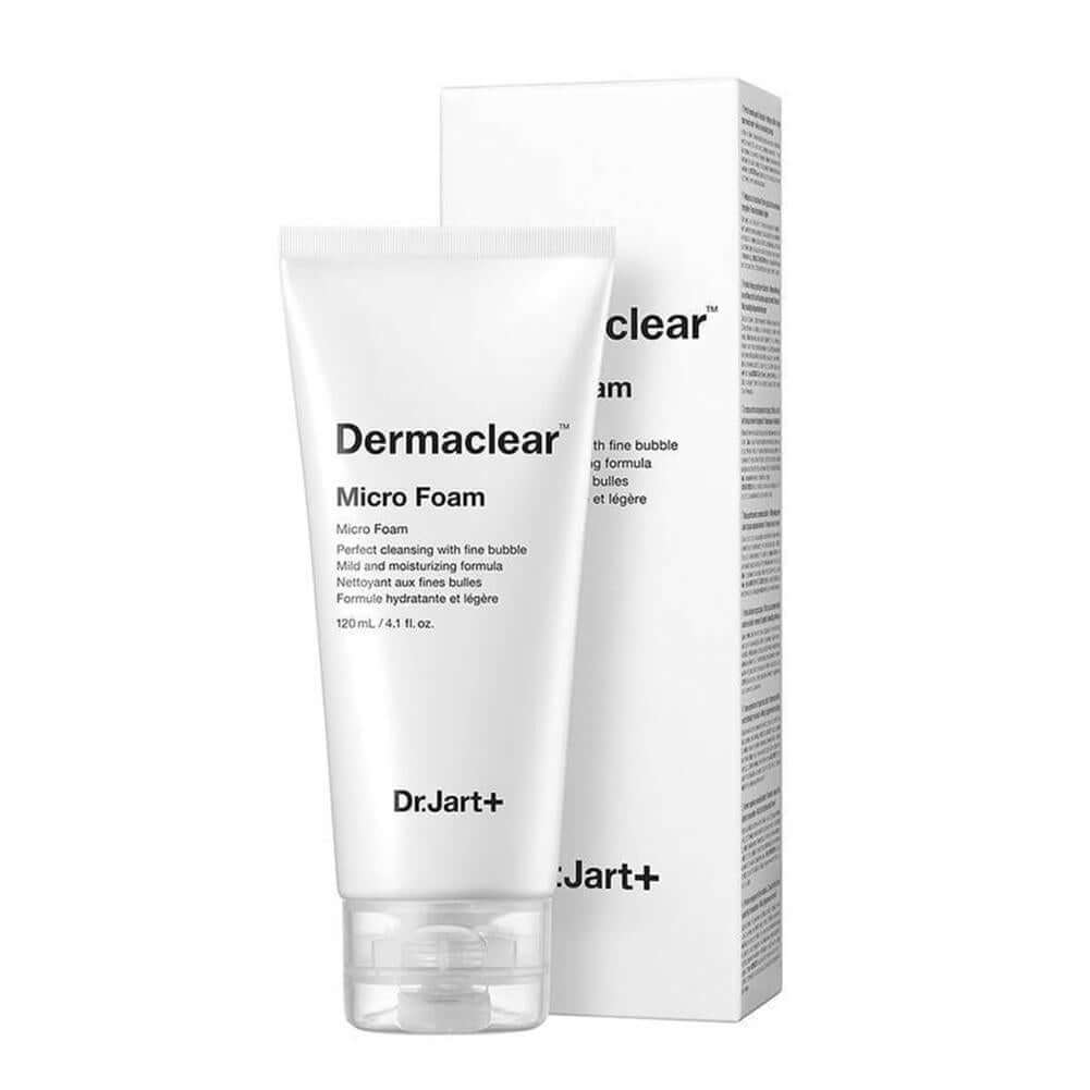 Maigas putas sejas mazgāšanai ar BIO ūdeni Dr. Jart+ Dermaclear Micro Foam Micro-Mousse Cleansing Foam