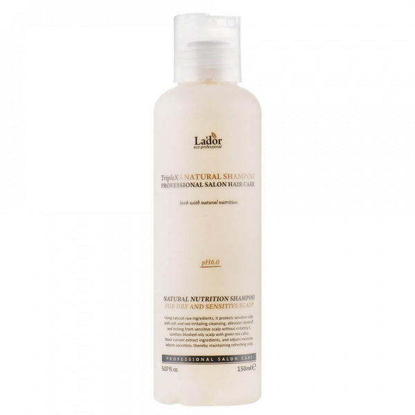 Dabīgs šampūns ar ēteriskajām eļļām un bez sulfātiem Lador Triplex Natural Shampoo