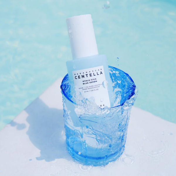 Skin Madagascar Centella Hyalu Cica Blue Serum Drėkinamasis serumas