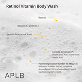 Гель для душа APLB Retinol Vitamin C Vitamin E Body Wash