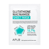 APLB Glutathione Niacinamide Sheet Mask