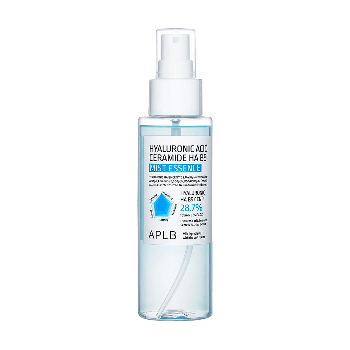 Увлажняющий мист для лица APLB Hyaluronic Acid Ceramide HA B5 Mist Essence