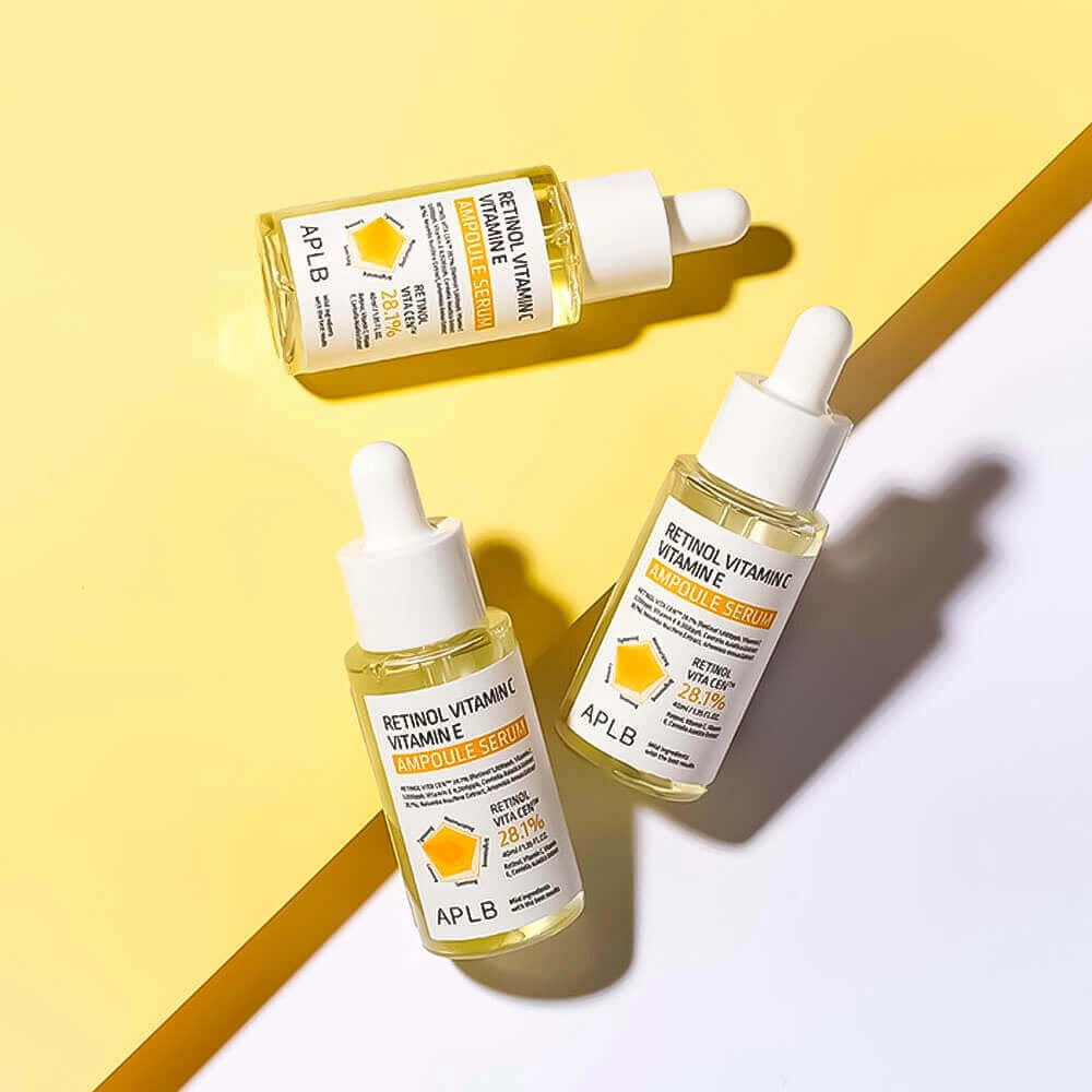 Укрепляющая ампульная сыворотка с ретинолом APLB Retinol Vitamin C Vitamin E Ampoule Serum