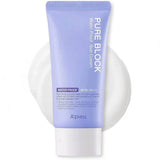 Ūdensizturīgs sauļošanās krēms priekš sejas A'pieu Pure Block Water Proof Natural Sun Cream SPF50 PA+++