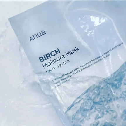 Mitrinoša auduma maska ar bērzu sulu Anua Birch Moisture Sheet Mask  Anua   