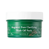 Mālu maska problemātiskai ādai Axis-Y Mugwort Pore Clarifying Wash Off Pack