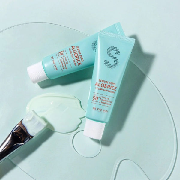 Be The Skin Sebum Zero Aloerice Vegan Sun Cream SPF50+ PA++++