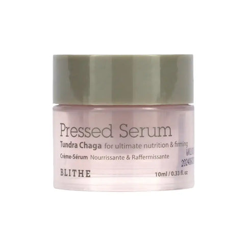 Presēts krēms-serums ar čagas sēņu ekstraktu priekš ādas elastībai Blithe Pressed Serum Tundra Chaga  BLITHE   