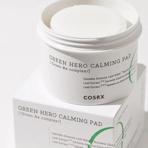 Nomierinoši spilventiņi jutīgai ādai COSRX One Step Green Hero Calming Pad  Cosrx   