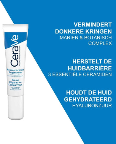 Atjaunojošs krēms ādai ap acīm visiem ādas tipiem CeraVe Eye Repair Cream  Cerave   