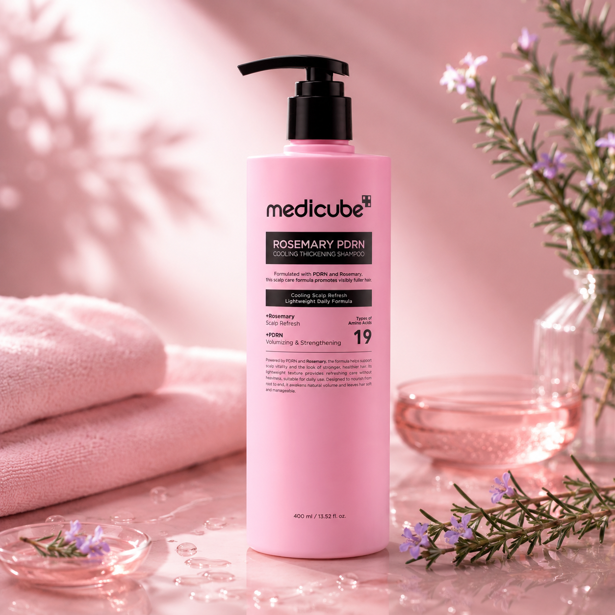 Medicube Rosemary PDRN Cooling Thickening Shampoo