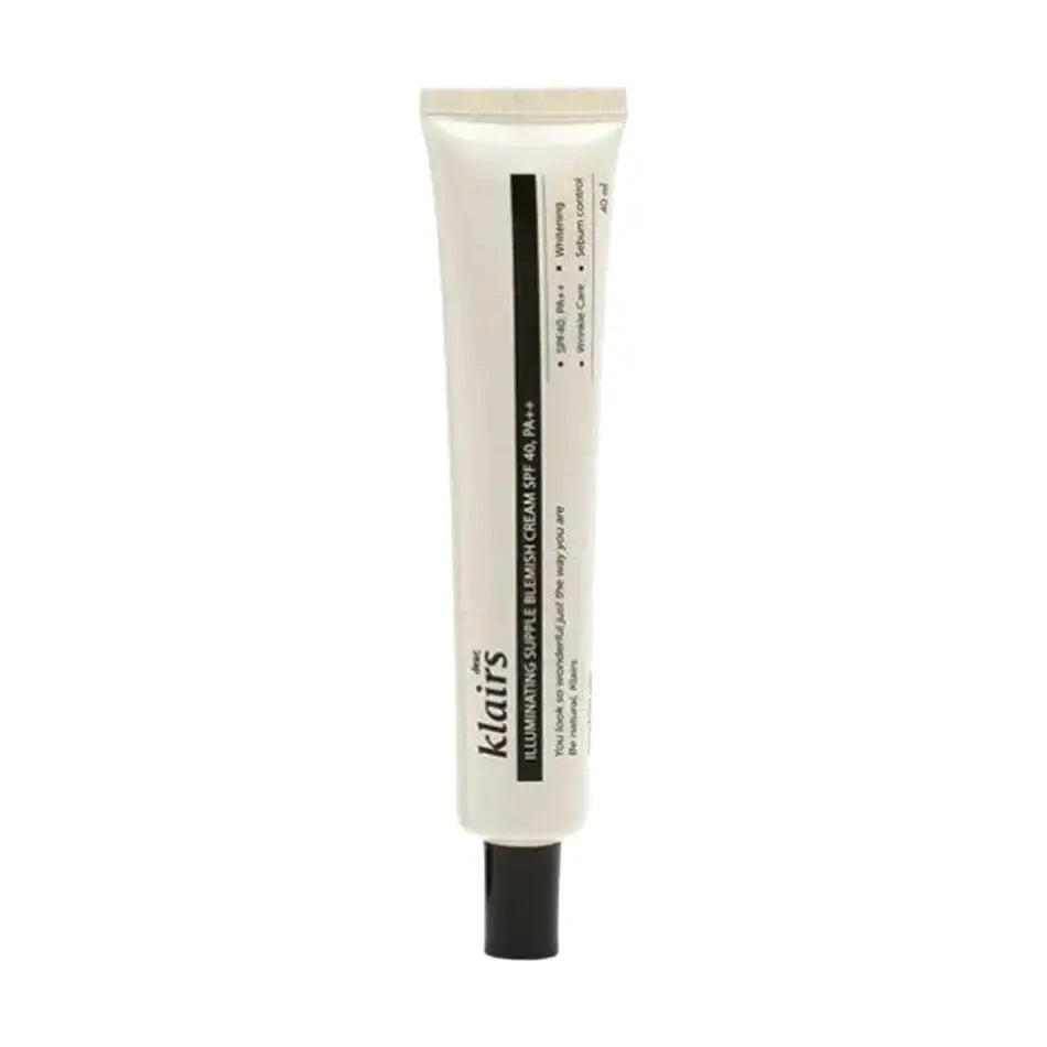 BB krēms ar dabisku noslēguma akcentu Dear Klairs illuminating Supple Blemish Cream SPF40 PA++