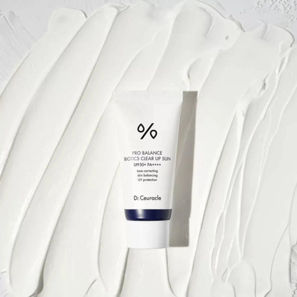 Saules aizsargkrēms ar probiotiķiem Dr.Ceuracle Pro-Balance Biotics Clear Up Sun SPF50+PA++++