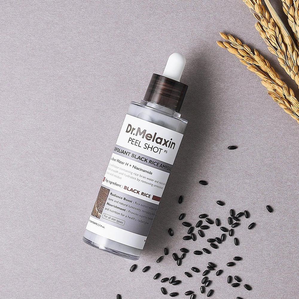 Doctor Peel 4本セット Dr.Melaxin Peel Shot Exfoliant Black Rice Ampoule – Yoko