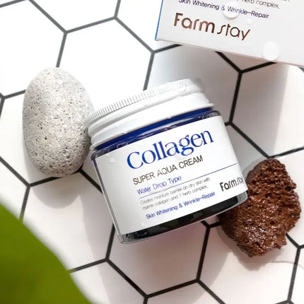 Mitrinošs kolagēna krēms FarmStay Collagen Super Aqua Cream  Farmstay   