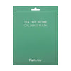 Raminanti veido kaukė su arbatmedžiu Farmstay Tea Tree Biome Calming Mask