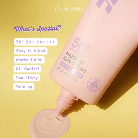 Grima bāze aizsardzībai no saules HOLIKA HOLIKA Make Up Sun Cream Matte Tone Up  Holika Holika   