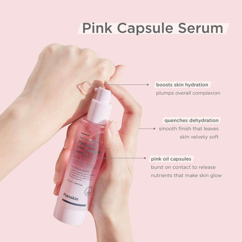 Hialurona serums Hanskin Real Complexion Hyaluron Pink Capsule Serum  Hanskin   