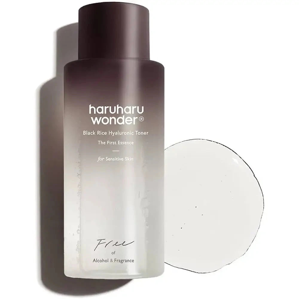 Toniks ar melnajiem rīsiem ar hialuronskābi Haruharu Wonder Black Rice Hyaluronic Toner Sensitive Skin