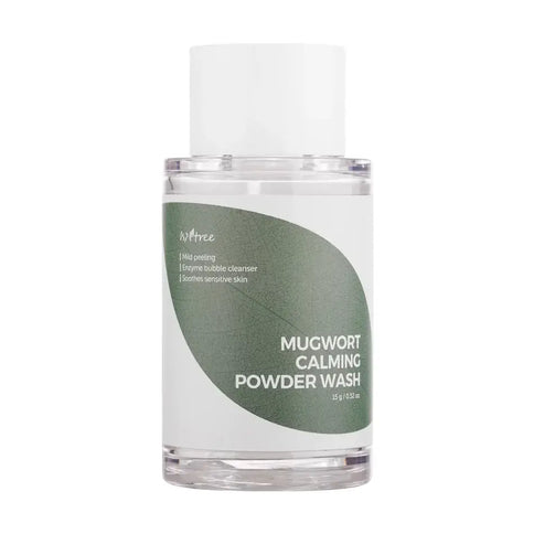 Ādu nomierinošs enzīmu pūderis ar vībotni IsNtree Mugwort Calming Powder Wash  IsNtree 15 g.  