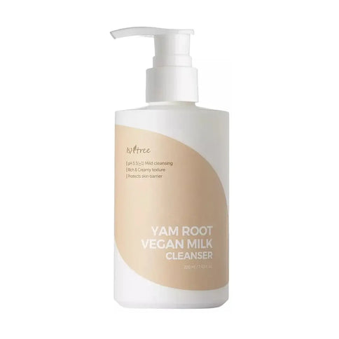 Attīrošs pieniņš sejas mazgāšanai IsNtree Yam Root Vegan Milk Cleanser  IsNtree   