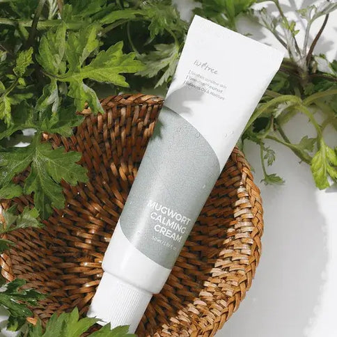 Nomierinošs krēms ar vībotni Isntree Mugwort Calming Cream  IsNtree   