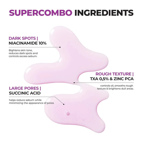 Šviesinamasis ir poras mažinantis serumas Jumiso Niacinamide 10 Serum