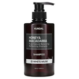 Atsvaidzinošs šampūns ar balto muskusu Kundal Honey & Macadamia White Musk