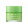 LANEIGE Lip Sleeping Mask Apple Lime Intensyviai regeneruojanti lūpų kaukė su obuolių ir laimų aromatu