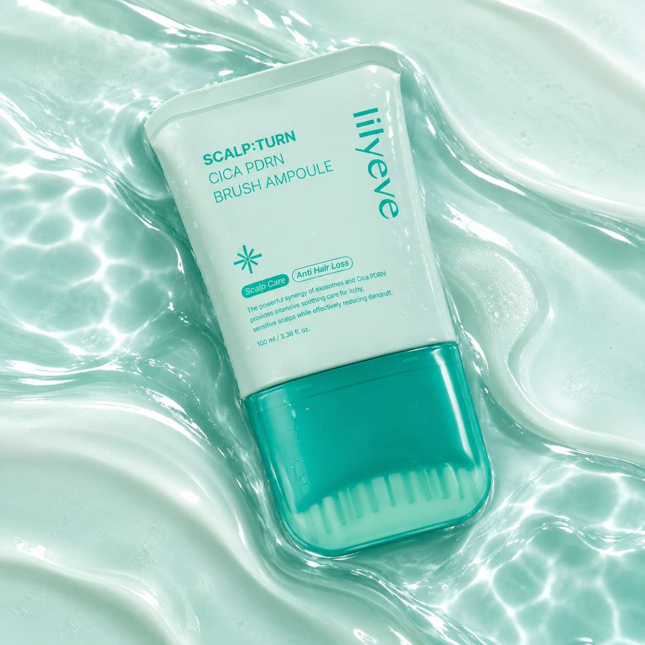 Lilyeve Scalp: Turn Cica PDRN Brush Ampoule
