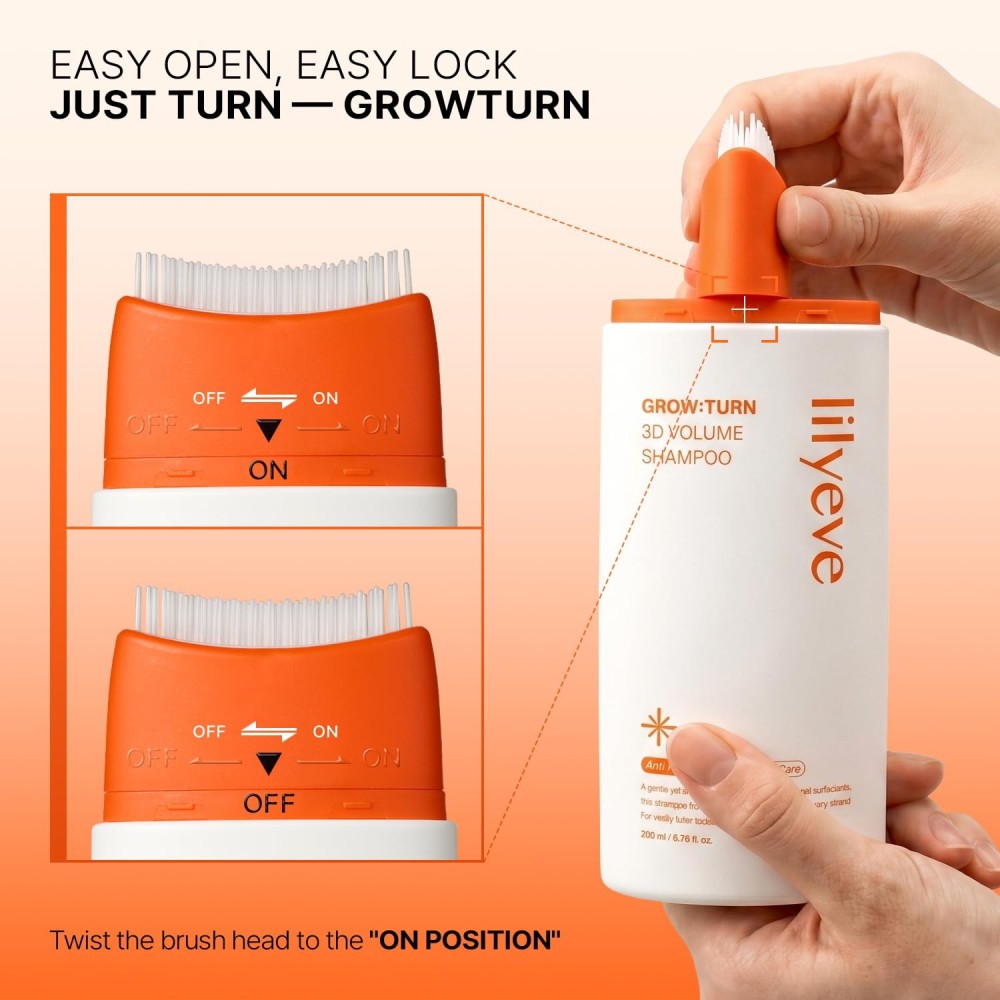 Lilyeve Grow: Turn Exosome 3D Volume Brush Shampoo