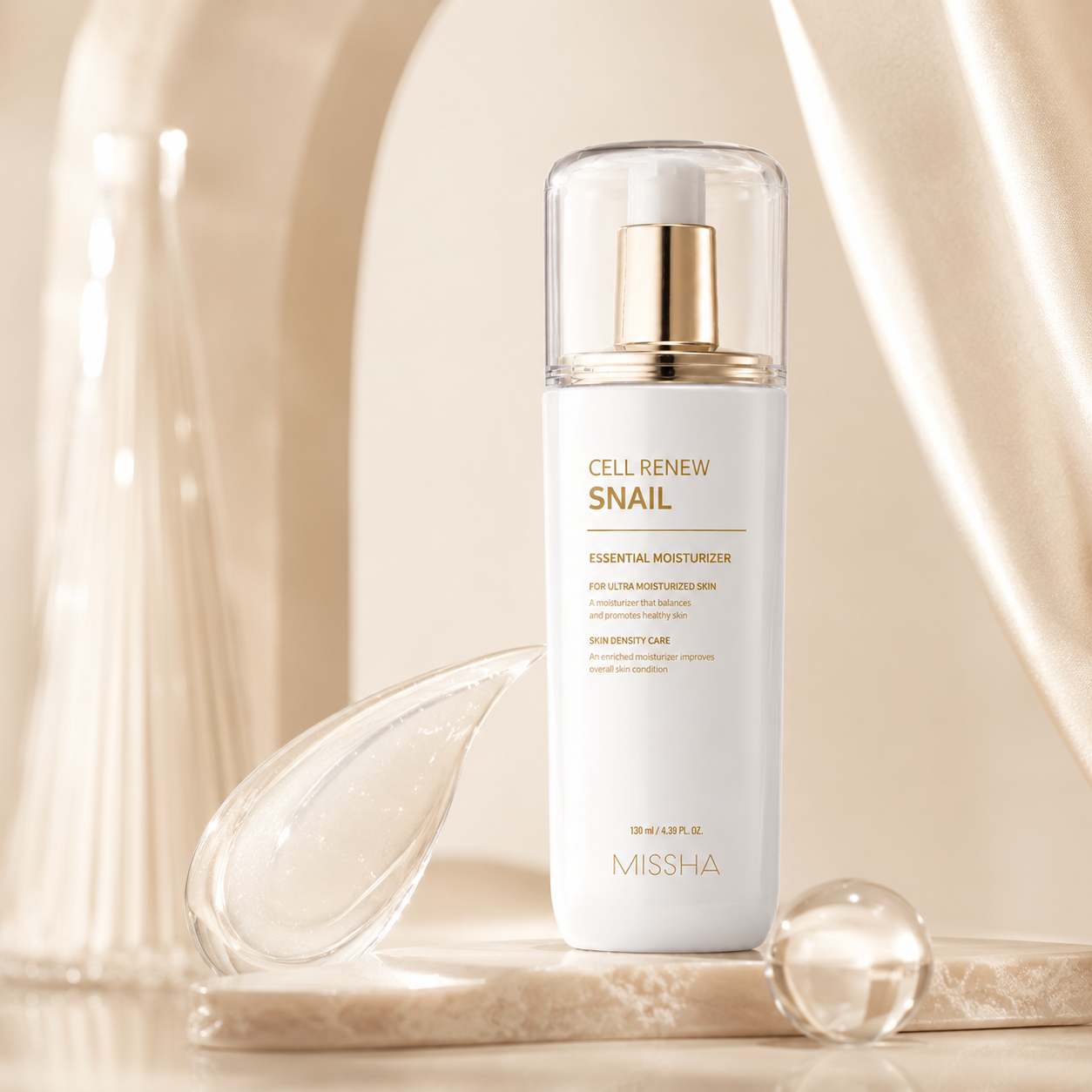 Увлажняющий крем для лица MISSHA Cell Renew Snail Essential Moisturizer