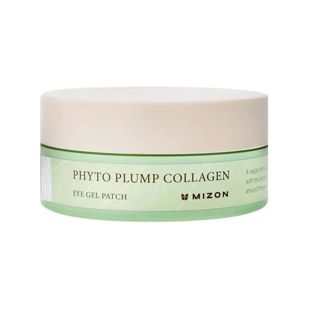 Spilventiņi ādai ap acīm ar fitokolagēnu MIZON Phyto Plump Collagen Eye Gel Patch