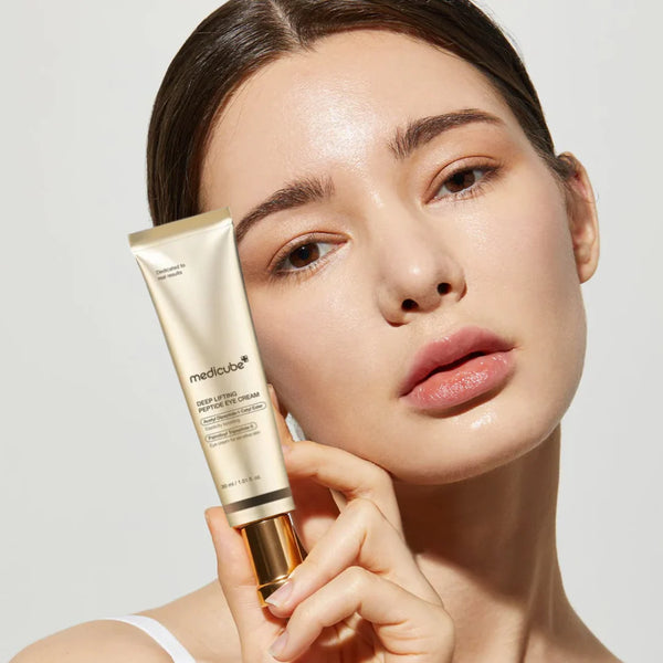 Kremas veidui ir akims Medicube Deep Lifting Peptide Eye Cream For Face