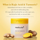 Отшелушивающие тонер-пэды Medicube Kojic Acid Turmeric Pad
