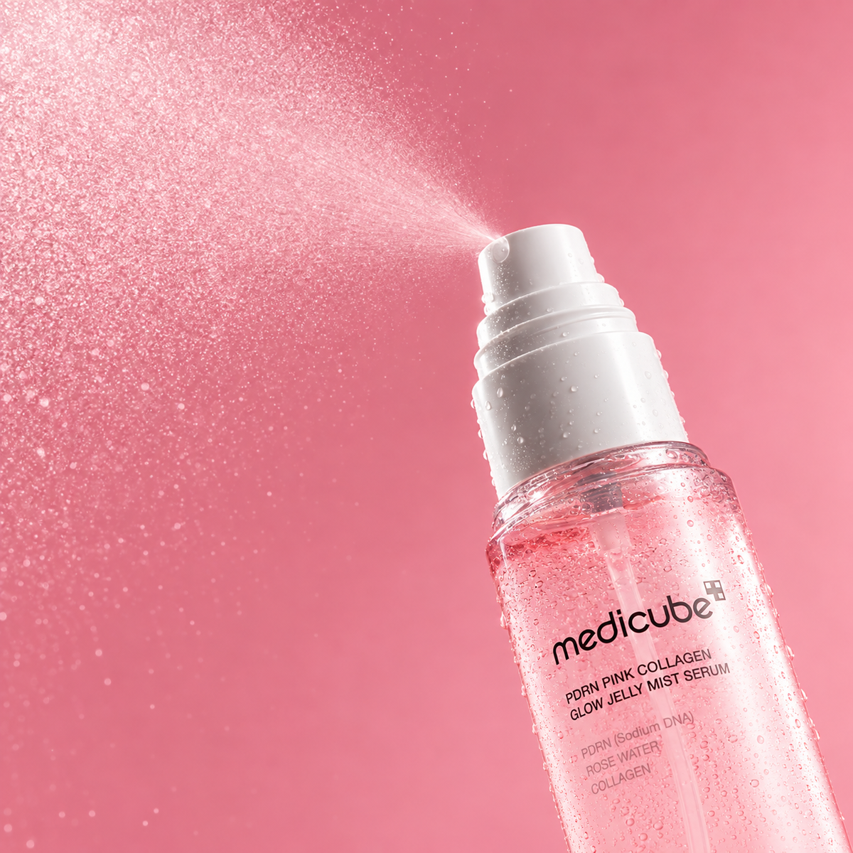 Двухфазный мист-сыворотка Medicube PDRN Pink Collagen Glow Jelly Mist Serum