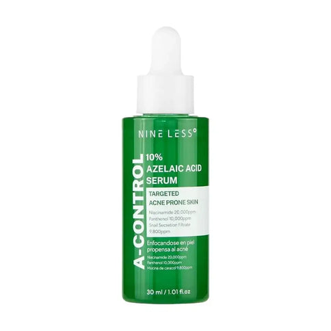 Serums aknes novēršanai ar azelaīnskābi Nine Less A-Control 10% Azelaic Acid Serum  Nine Less 30 ml.  