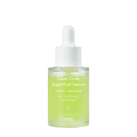 Sebumu regulējošs serums ar noni ekstraktu Purito Clear Code Superfruit Serum  Purito 30 ml.  