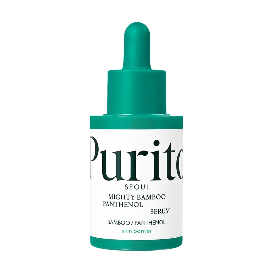 Atjaunojošs serums ar pantenolu un bambusu Purito Seoul Mighty Bamboo Panthenol Serum
